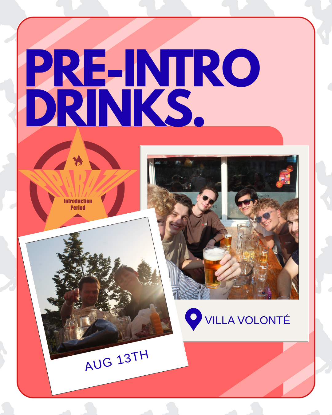 Pre-Intro Drinks